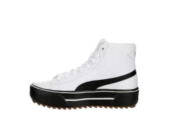 Puma Womens Kaia High Top Platform Sneaker - White -ShoeSphere Store US 01 400673 03