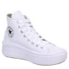 Converse Womens Chuck Taylor All Star Move High Top Sneaker - White -ShoeSphere Store US 01 400794 00