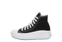 Converse Womens Chuck Taylor All Star Move High Top Sneaker - Black -ShoeSphere Store US 01 400795 03