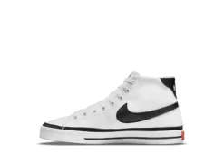 Nike Womens Court Legacy Mid Sneaker - White -ShoeSphere Store US 01 400889 02