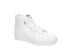 Vans Womens Filmore High Top Platform Sneaker - White