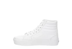 Vans Womens Filmore High Top Platform Sneaker - White -ShoeSphere Store US 01 400983 03