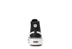 Puma Womens Kaia High Top Platform Sneaker - Black -ShoeSphere Store US 01 401131 02