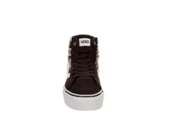 Vans Womens Filmore High Top Platform Sneaker - Brown 11 Vans Womens Filmore High Top Platform Sneaker - Brown -ShoeSphere Store US 01 401274 02