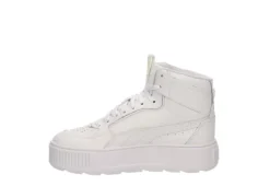 Puma Womens Karmen Rebelle Mid Sneaker - White 12 Puma Womens Karmen Rebelle Mid Sneaker - White -ShoeSphere Store US 01 401295 03