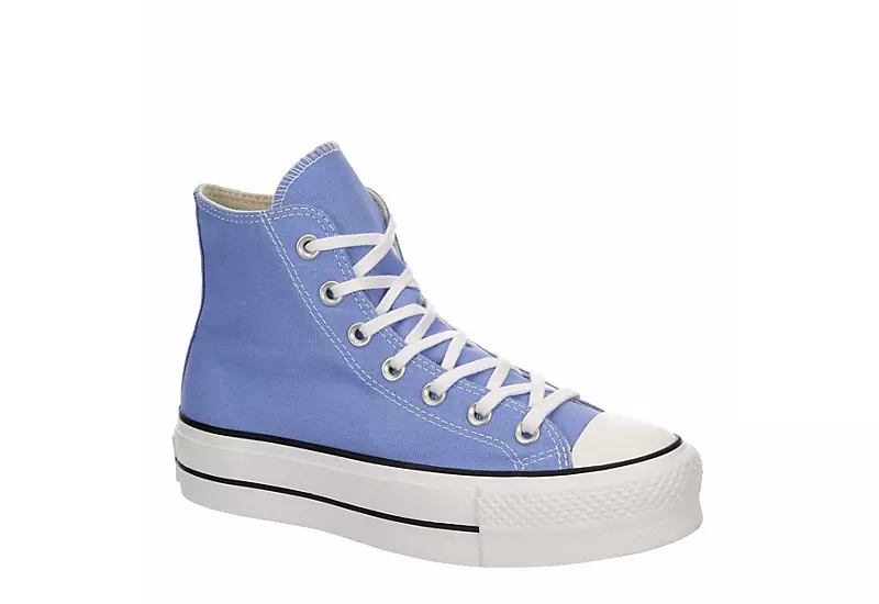 Converse Womens Chuck Taylor All Star High Top Platform Sneaker - Light Blue 3 Converse Womens Chuck Taylor All Star High Top Platform Sneaker - Light Blue