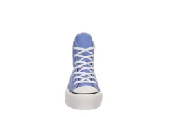 Converse Womens Chuck Taylor All Star High Top Platform Sneaker - Light Blue 11 Converse Womens Chuck Taylor All Star High Top Platform Sneaker - Light Blue -ShoeSphere Store US 01 401339 02