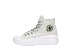 Converse Womens Chuck Taylor All Star Move High Top Sneaker - Bone -ShoeSphere Store US 01 401340 03