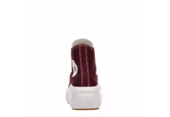 Converse Womens Chuck Taylor All Star Move High Top Sneaker - Burgundy -ShoeSphere Store US 01 401341 04