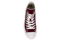 Converse Womens Chuck Taylor All Star Move High Top Sneaker - Burgundy -ShoeSphere Store US 01 401341 05
