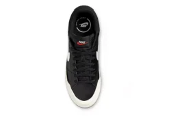 Nike Womens Court Legacy Lift Sneaker - Black -ShoeSphere Store US 01 401379 04