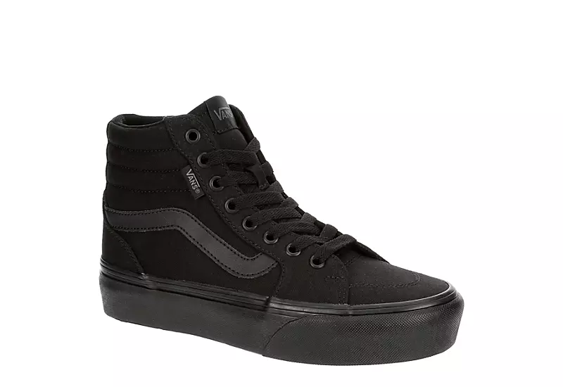 Vans Womens Filmore High Top Platform Sneaker - Black 3 Vans Womens Filmore High Top Platform Sneaker - Black