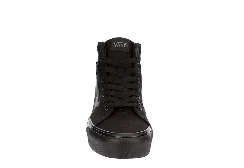Vans Womens Filmore High Top Platform Sneaker - Black 5 Vans Womens Filmore High Top Platform Sneaker - Black - Image 3