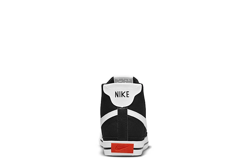 Nike Womens Court Legacy Mid Sneaker - Black 6 Nike Womens Court Legacy Mid Sneaker - Black - Image 4