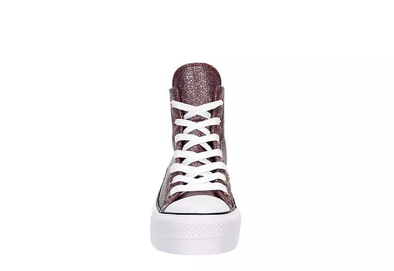 Converse Womens Chuck Taylor All Star High Top Platform Sneaker - Burgundy 5 Converse Womens Chuck Taylor All Star High Top Platform Sneaker - Burgundy - Image 3