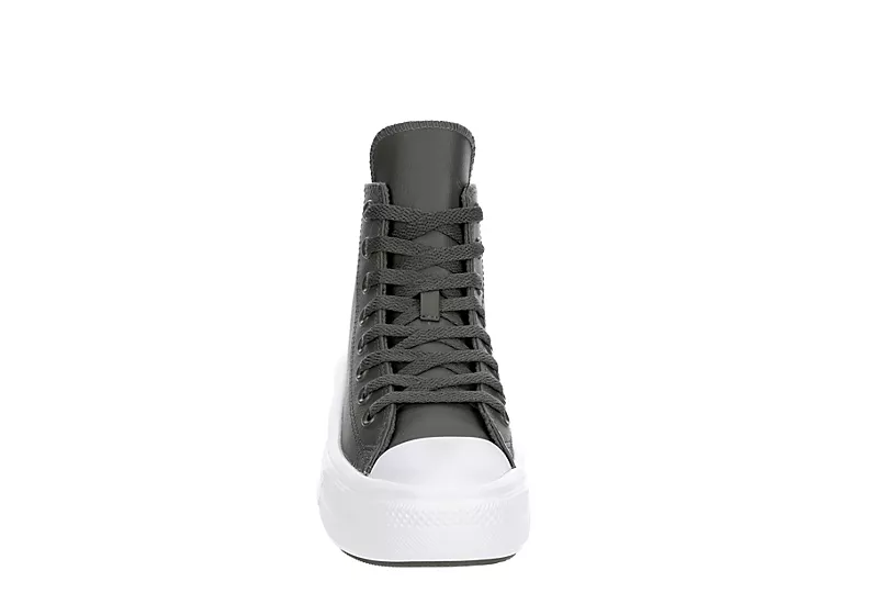 Converse Womens Chuck Taylor All Star Move High Top Sneaker - Dark Grey 5 Converse Womens Chuck Taylor All Star Move High Top Sneaker - Dark Grey - Image 3