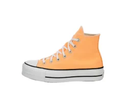 Converse Womens Chuck Taylor All Star High Top Platform Sneaker - Orange -ShoeSphere Store US 01 401714 03
