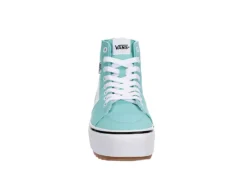 Vans Womens Filmore High Top Tapered Platform Sneaker - Aqua 11 Vans Womens Filmore High Top Tapered Platform Sneaker - Aqua -ShoeSphere Store US 01 401766 02