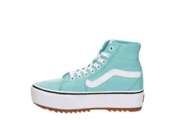 Vans Womens Filmore High Top Tapered Platform Sneaker - Aqua 12 Vans Womens Filmore High Top Tapered Platform Sneaker - Aqua -ShoeSphere Store US 01 401766 03