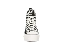 Converse Womens Chuck Taylor All Star High Top Platform Sneaker - Off White -ShoeSphere Store US 01 401788 02