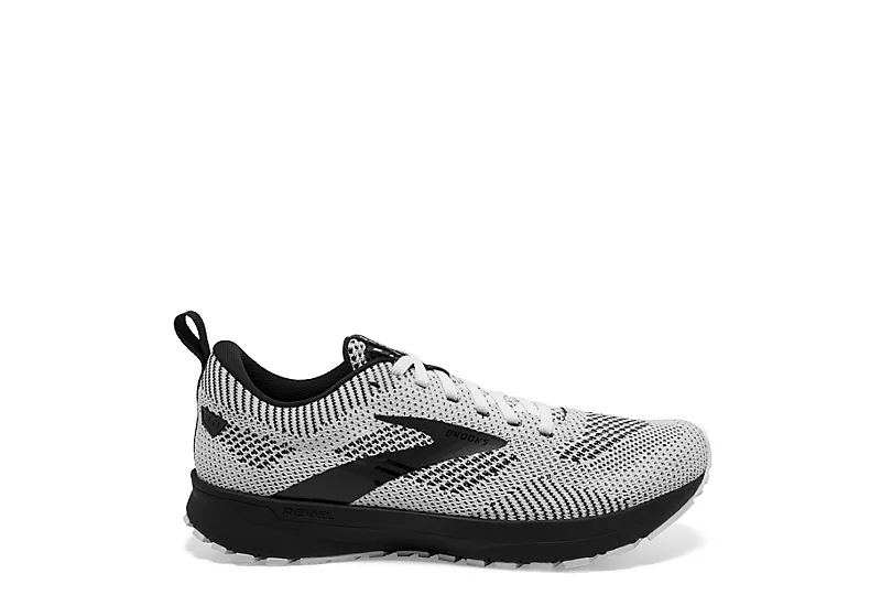 Brooks Womens Revel 5 Running Shoe - White 4 Brooks Womens Revel 5 Running Shoe - White - Image 2