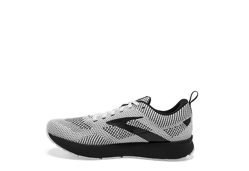 Brooks Womens Revel 5 Running Shoe - White 5 Brooks Womens Revel 5 Running Shoe - White - Image 3