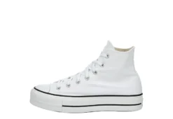 Converse Womens Chuck Taylor All Star High Top Platform Sneaker - White -ShoeSphere Store US 01 431055 03